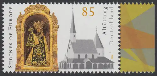 BUND 2016 Michel-Nummer 3240 postfrisch EINZELMARKE RAND rechts (c)