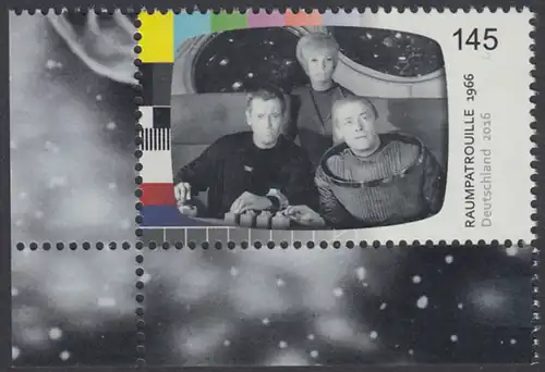 BUND 2016 Michel-Nummer 3260 postfrisch EINZELMARKE ECKRAND unten links