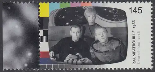 BUND 2016 Michel-Nummer 3260 postfrisch EINZELMARKE RAND links (b)