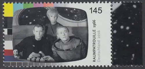 BUND 2016 Michel-Nummer 3260 postfrisch EINZELMARKE RAND rechts (a)