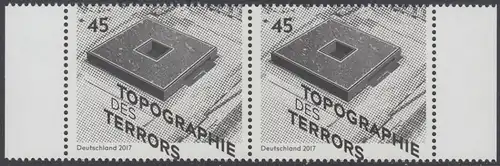 BUND 2017 Michel-Nummer 3276 postfrisch horiz.PAAR RÄNDER rechts/links (a)