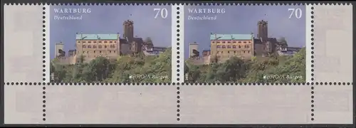 BUND 2017 Michel-Nummer 3310 postfrisch horiz.PAAR ECKRÄNDER unten rechts/links