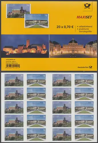 BUND 2017 Michel-Nummer 3311-3312 postfrisch MARKENHEFT(20)