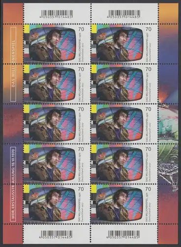 BUND 2017 Michel-Nummer 3335 postfrisch BOGEN(10)