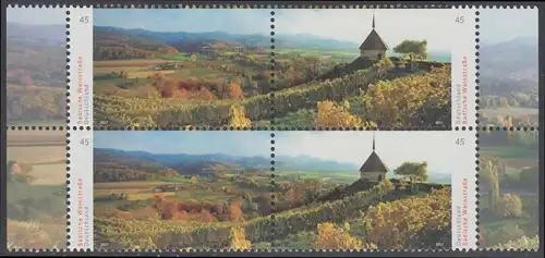 BUND 2017 Michel-Nummer 3336-3337 postfrisch BLOCK RÄNDER rechts/links (b)