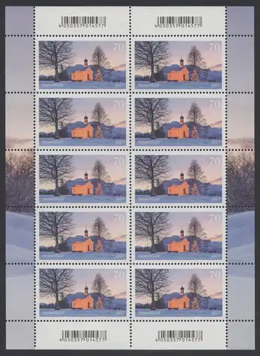 BUND 2017 Michel-Nummer 3344 postfrisch BOGEN(10)