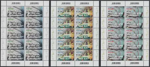 BUND 2018 Michel-Nummer 3380-3382 postfrisch SATZ(3) BÖGEN(je 10)