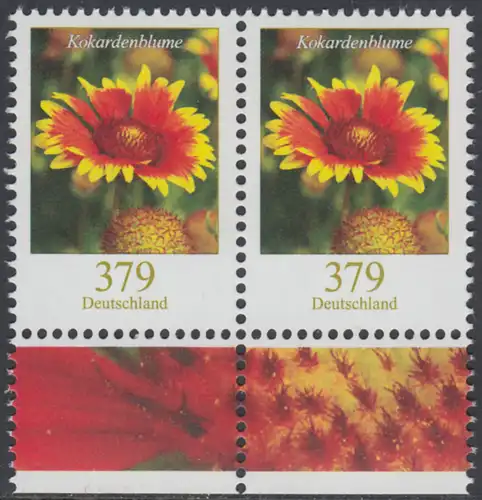 BUND 2018 Michel-Nummer 3399 postfrisch horiz.PAAR RÄNDER unten (a)