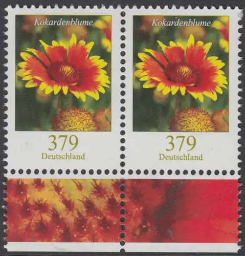 BUND 2018 Michel-Nummer 3399 postfrisch horiz.PAAR RÄNDER unten (b)