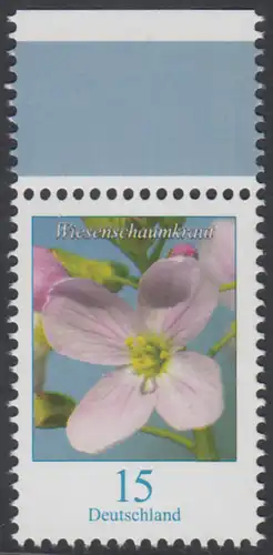 BUND 2018 Michel-Nummer 3424 postfrisch EINZELMARKE RAND oben (c)