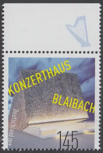 BUND 2019 Michel-Nummer 3451 postfrisch EINZELMARKE RAND oben (b)