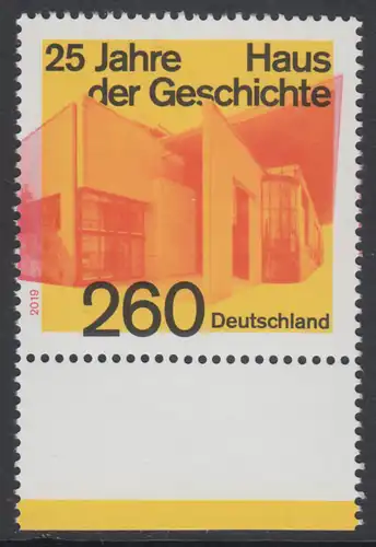 BUND 2019 Michel-Nummer 3467 postfrisch EINZELMARKE RAND unten