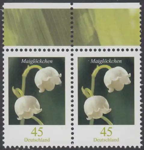 BUND 2010 Michel-Nummer 2794 postfrisch horiz.PAAR RÄNDER oben (a)