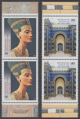 BUND 2013 Michel-Nummer 2975-2976 postfrisch SATZ(2) vert.PAARE RÄNDER oben/unten