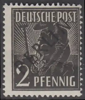 Berlin 1948 Michel-Nummer 001 postfrisch EINZELMARKE - Alliierte Besetzung