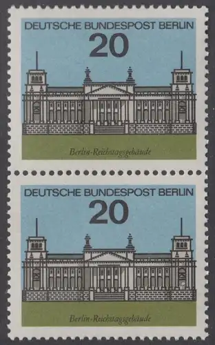 BERLIN 1964 Michel-Nummer 236 postfrisch vert.PAAR - Hauptstädte der Länder der Bundesrepublik Deutschland: Berlin