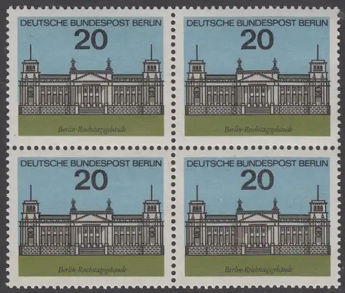 BERLIN 1964 Michel-Nummer 236 postfrisch BLOCK - Hauptstädte der Länder der Bundesrepublik Deutschland: Berlin