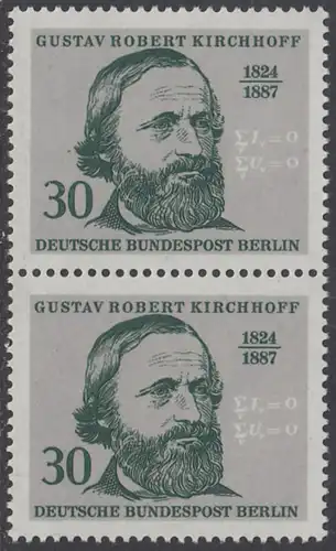 BERLIN 1974 Michel-Nummer 465 postfrisch vert.PAAR - Georg Wenzeslaus von Knobelsdorff, Baumeister und Maler