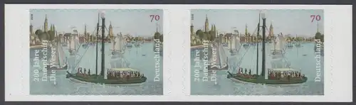 BUND 2017 Michel-Nummer 3279 postfrisch horiz.PAAR -aus MH / selbstklebend-