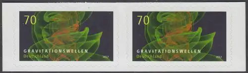 BUND 2018 Michel-Nummer 3356 postfrisch horiz.PAAR (a) (aus MH / selbstklebend)