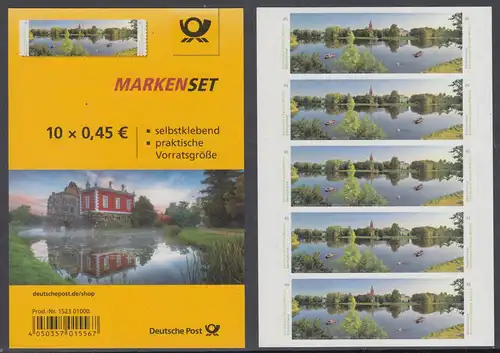 BUND 2018 Michel-Nummer 3405-3406 postfrisch MARKENHEFT(10) -selbstklebend-