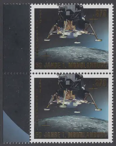 BUND 2019 Michel-Nummer 3479 postfrisch vert.PAAR RÄNDER links 