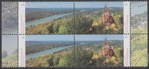 BUND 2020 Michel-Nummer 3510-3511 postfrisch BLOCK RÄNDER rechts/links 