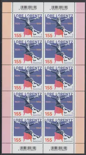 BUND 2020 Michel-Nummer 3565 postfrisch BOGEN(10)