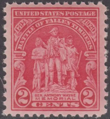 USA Michel 0319 / Scott 0680 postfrisch EINZELMARKE (a1) - 135. Jahrestag der Schlacht von Fallen Timbers, Ohio