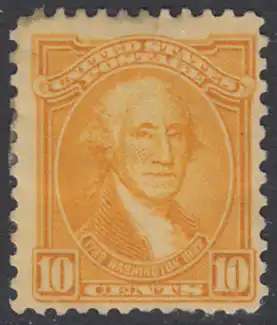 USA Michel 0345 / Scott 0715 postfrisch (Gummierung beeinträchtigt) EINZELMARKE - George Washington: Gemälde von Gilbert Stuart (1795)