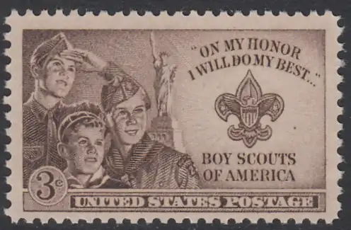 USA Michel 0613 / Scott 0995 postfrisch EINZELMARKE (a1) - Pfadfinder-Jugendtreffen in Valley Forge, PA