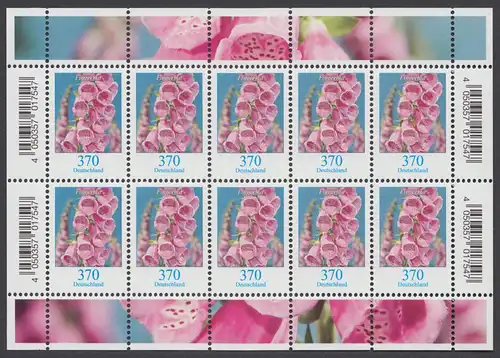 BUND 2019 Michel-Nummer 3501 postfrisch BOGEN(10)