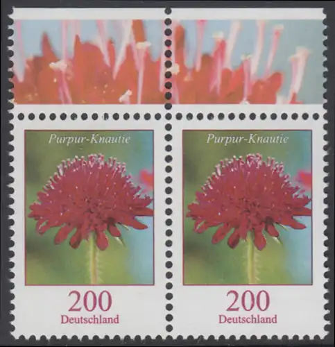 BUND 2020 Michel-Nummer 3556 postfrisch horiz.PAAR RÄNDER oben (b)