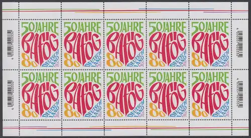 BUND 2021 Michel-Nummer 3626 postfrisch BOGEN(10)