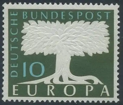 BUND 1957 Michel-Nummer 0268 postfrisch EINZELMARKE