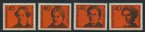 BUND 1974 Michel-Nummer 0791-0794 postfrisch SATZ(4) EINZELMARKEN