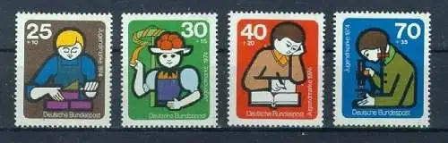 BUND 1974 Michel-Nummer 0800-0803 postfrisch SATZ(4) EINZELMARKEN