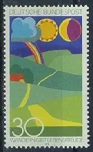 BUND 1974 Michel-Nummer 0808 postfrisch EINZELMARKE