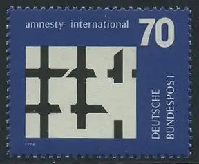 BUND 1974 Michel-Nummer 0814 postfrisch EINZELMARKE