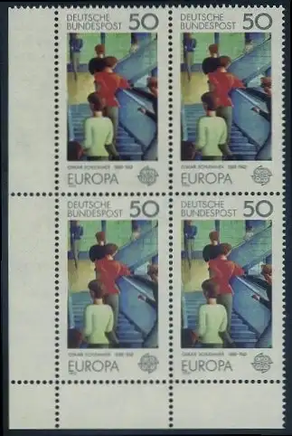 BUND 1975 Michel-Nummer 0841 postfrisch BLOCK ECKRAND unten links