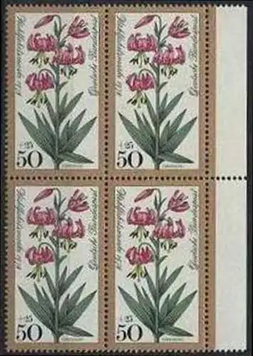 BUND 1978 Michel-Nummer 0984 postfrisch BLOCK RÄNDER rechts