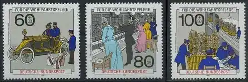 BUND 1990 Michel-Nummer 1474-1476 postfrisch SATZ(3) EINZELMARKEN