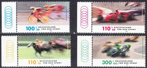 BUND 1999 Michel-Nummer 2031-2034 postfrisch SATZ(4) EINZELMARKEN RÄNDER links