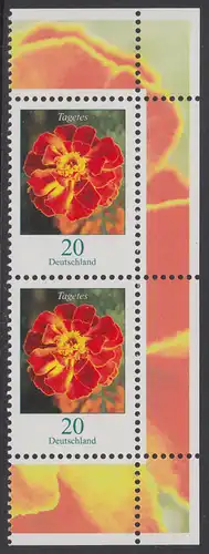 BUND 2005 Michel-Nummer 2471 postfrisch vert.PAAR ECKRÄNDER oben rechts/unten rechts