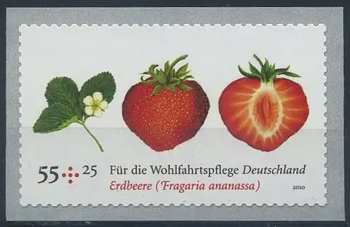 BUND 2010 Michel-Nummer 2777 postfrisch EINZELMARKE coil / selbstklebend (a)