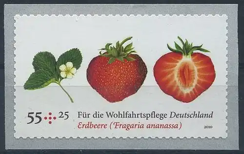 BUND 2010 Michel-Nummer 2777 postfrisch EINZELMARKE coil / selbstklebend (g)