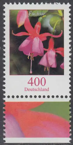 BUND 2015 Michel-Nummer 3190 postfrisch EINZELMARKE RAND unten (c)