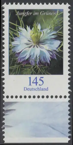 BUND 2018 Michel-Nummer 3351 postfrisch EINZELMARKE Rand unten (b)