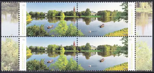 BUND 2018 Michel-Nummer 3401-3402 postfrisch BLOCK RÄNDER rechts/links 