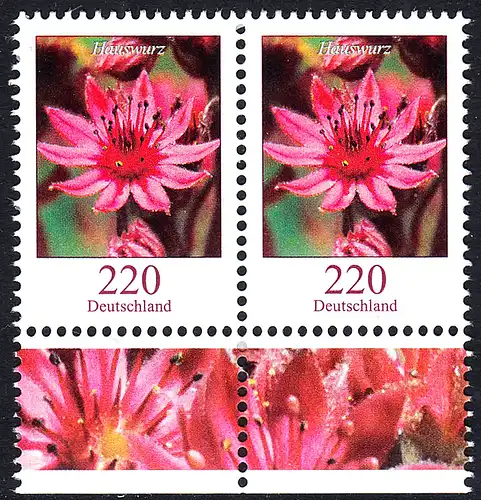 BUND 2018 Michel-Nummer 3414 postfrisch horiz.PAAR RÄNDER unten 